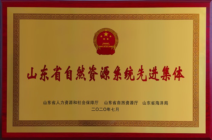 山东省自然资源系统先进集体